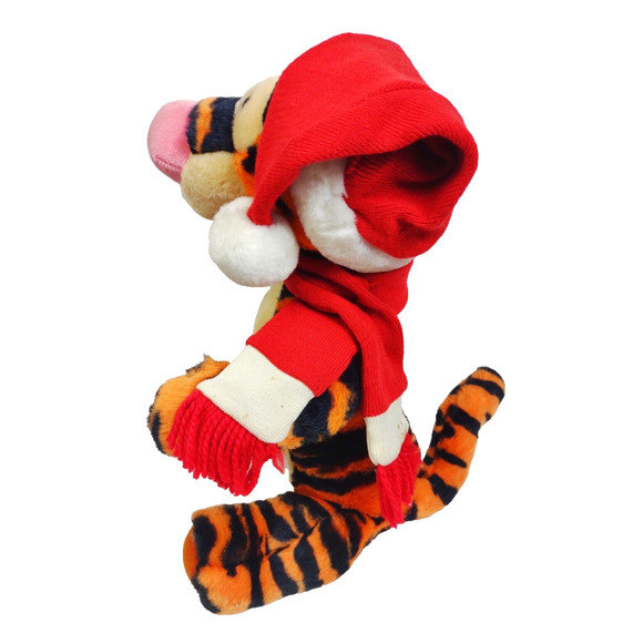 Disneyland 15" Winnie The Pooh Christmas TIGGER Santa Plush Stuffed Animal OEM - Picture 7 of 12